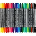 Creativ Company Double-sided Textile Markers - Basic colors 20pcs