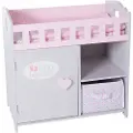 Tiny Treasures Wooden baby care center with mattress