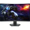 Dell 32 Gaming Monitor S3222DGM - LED-skjerm - gaming - kurvet - 32 (31.5 synlig) - 2560 x 1440 QHD @ 165 Hz - VA - 350 cd/m² - 3000:1 - 1 ms - 2xHDMI, DisplayPort - med 3 års Advanced Exchange Servi