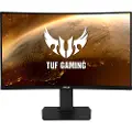 Asus TUF Gaming VG32VQR - LED-skjerm - gaming - kurvet - 32 - 2560 x 1440 WQHD @ 165 Hz - VA - 400 cd/m² - 3000:1 - DisplayHDR 400 - 1 ms - 2xHDMI, DisplayPort - høyttalere