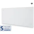 Adax Glas Varmepanel Clea H 10 KWT, 1000W 400V med WiFi, hvid