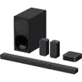 Sony HT-S40R - Lydplankesystem - for hjemmeteater - 5,1 kanaler - trådløs - Bluetooth - 600 watt (Total)