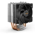 be quiet! Pure Rock Slim 2 - Prosessorkjøler - (for: LGA1150, LGA1151, LGA1155, LGA1200, LGA1700, AM4, AM5) - aluminium med aluminium/kobbersokkel - 92 mm - sølv