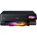 Epson EcoTank ET-8550 - Multifunksjonsskriver - farge - ink-jet - påfyllbar - A3 (medie) - opp til 16 spm (trykking) - USB, LAN, Wi-Fi(ac), USB-vert - svart