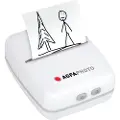 Agfa AgfaPhoto Realpix Pocket P, termisk, 203 x 203 dpi, Bluetooth, Hvid