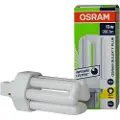 Osram DULUX T PLUS - Ikke-integrert kompakt fluorescerende lyspære - form: T12 - GX24d-1 - 13 W - klasse G - varmt hvitt lys - 3000 K