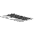 HP - Erstatningstastatur for bærbar PC - med ClickPad