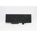 Lenovo Lite-On - Erstatningstastatur for bærbar PC - bakbelysning - Sveitsisk - svart - for ThinkPad P15 Gen 1 20ST, 20SU T15g Gen 1 20UR, 20US