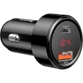 Baseus Magic Car Charger USB + USB-C QC 4.0 PD 45W (Black)