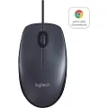 Logitech B100 Optisk mus - Sort
