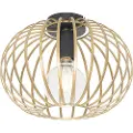 QAZQA Design taklampe messing 30 cm - Johanna