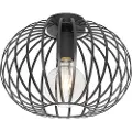 QAZQA Design taklampe sort 30 cm - Johanna