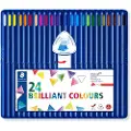 Staedtler Farveblyanter STAEDTLER Ergo soft 157-SB24 - med 24 stk. ass. farver