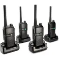 Albrecht Midland Albrecht Tectalk Worker 3 - Bærbar - Toveisradio - PMR - 446 MHz - 16 kanaler (pakke med 4) (29826)