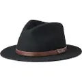 Brixton Messer Fedora Hatt svart