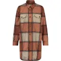 Agu Oversized Rain Skjorte Med Lange Ermer