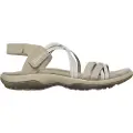 SKECHERS for woman. 163112 Beige Reggae Slim Sandals (39), Flat, Velcro, Casual