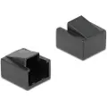 DeLOCK Dust Cover for RJ45 - Støvdeksel - svart (en pakke 10)