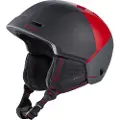 Cairn Meteor, Skihjelm, Black Red Khaki Geometry