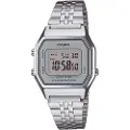 Casio Watch Dame Retro Silver Watch (LA680WEA-7EF)