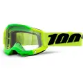 100% Goggles 100% ACCURI 2 TRAVIS (Transparent Glass Anti-Fog, LT 88% -92%) (NEW)