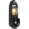 QAZQA Moderne vegglampe for utendørs bruk svart IP54 - Stockholm