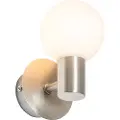 QAZQA Moderne vegglampe stål IP44 - Cederic Up