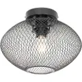 QAZQA Industriell taklampe sort - Molly
