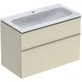Geberit Møbelsæt iCon smal 2 skuf 90x63 sandgrå