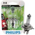 Philips LongLife EcoVision 12342LLECOB1 Lengre levetid, 60 W, 12 V, H4, Halogen, 3100 K, 1 stykker