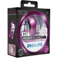 Philips ColorVision Type lampe: H7 lilla frontlyspære til bil, 55 W, 12 V, H4/H7, 3350 K, 2 stykker