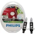 Philips LongLife EcoVision 12258LLECOS2 Lengre levetid, 55 W, 12 V, H1, 3100 K, 2 stykker