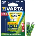 Varta Longlife 56703 - Batteri 2 x AAA - NiMH - 800 mAh (en pakke 2)
