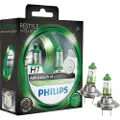 Philips ColorVision Type lampe: H7 grønn frontlyspære til bil, 55 W, 12 V, H4/H7, 3350 K, 2 stykker