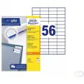 Avery - Hvit - 52.5 x 21.2 mm 5600 etikett(er) (100 ark x 56) flerbruks merkelapper