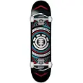 Element Hatched Red Blue Skateboard
