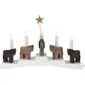 Star Trading Star TradingLysestake Staffans FålarHvitAdventsstakerFra Homeroom