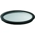 Rösle lokk for ferskvare 12 cm glass/silikon gjennomsiktig/svart