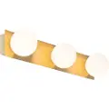 QAZQA Moderne vegglampe gull 48 cm IP44 3-lys - Cederic