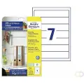 Avery Armbånd Avery 265x18 mm hvite, PVC-frie, utskrivbare armbånd for laserskriver - (10 ark x 10 stk.)