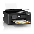 Epson EcoTank ET-2850 - Multifunksjonsskriver - farge - ink-jet - A4 (medie) - opp til 10.5 spm (trykking) - 100 ark - Wi-Fi, USB - svart