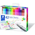 Staedtler Fineliner Staedtler Triplus 334 superfin ass. farver - (42 stk.)