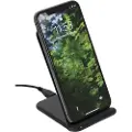 Deltaco Trådløs Qi-lader med stativ 10W