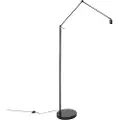 QAZQA Moderne gulvlampe svart justerbar - Editor