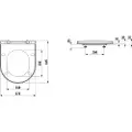 Laufen Kartell By LAUFEN toiletsæde soft close/quick release mat hvid