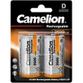Camelion Ni-MH HR20 D oppladbare batterier 2500mAh 1,2V 2-pk
