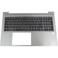 HP - Erstatningstastatur for bærbar PC - bakbelysning - Tysk - med toppdeksel - for EliteBook 855 G7 Notebook
