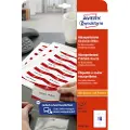 Avery Name Badges Printable inserts - Hvit - 54 x 90 mm - 190 g/m² - 200 kort (20 ark x 10) navneskiltkort