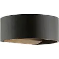 Dyberg Larsen Dyberg LarsenVegglampe Circle utendørsSvartFasadebelysningFra Homeroom