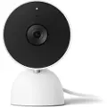 Google Nest Cam - Nettverksovervåkingskamera - innendørs - farge (Dag og natt) - 2 MP - 1920 x 1080 - 1080p - lyd - trådløs - Wi-Fi - H.264